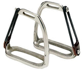 Peacock Stirrup Irons Nickel Plated