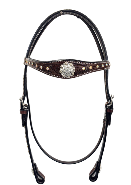 Calgary Western Bling Bridle With Matching Reins #S-558