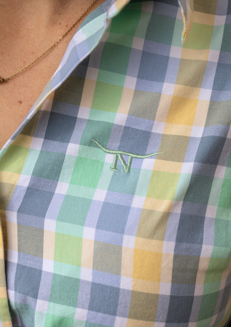 Newmarket Women’s 100% Australian Cotton Shirt – Spring Plaid