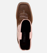 Baxter Youth Western Boots - Pink/Brown