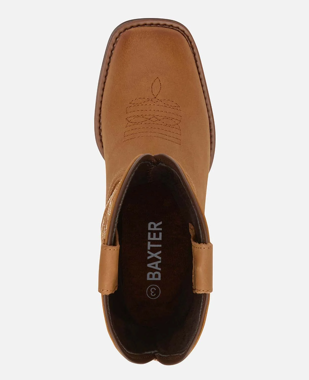 Baxter Youth Western Boots – Tan
