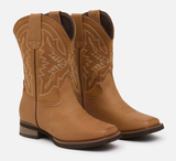 Baxter Youth Western Boots – Tan