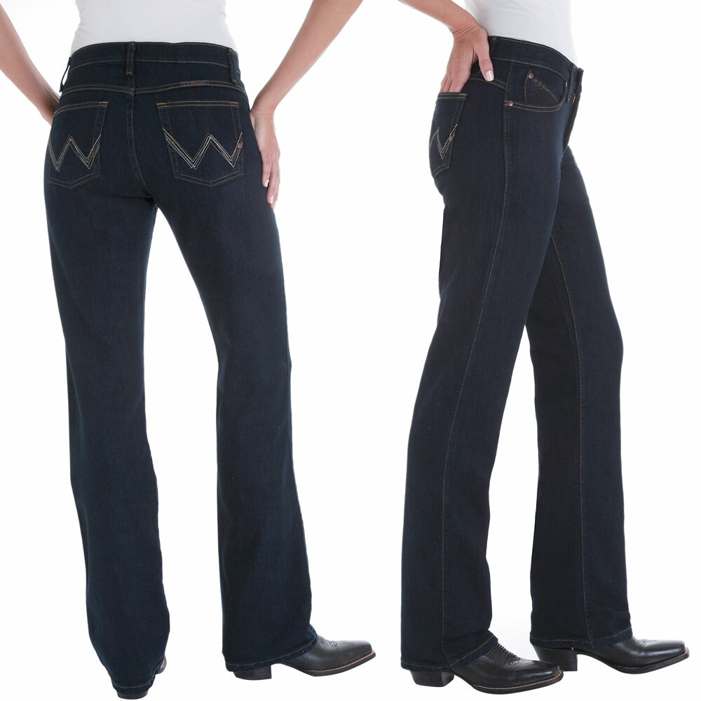 Wrangler Ladies Q Baby Dark Dynasty Jeans WRQ20DD $72 MSRP 