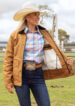 Newmarket's Town & Country Canvas Fleece Lined Danni Jacket