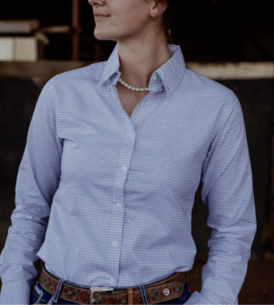 Newmarket Ladies Lily Dress Shirt – Light Grey