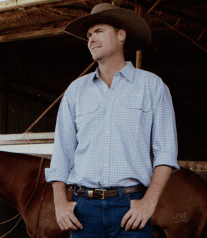 Newmarket Mens Check Dress Shirt Grey