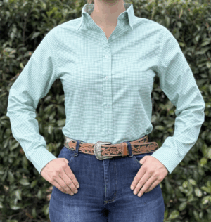 Newmarket Ladies Lily Dress Shirt – Green