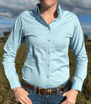 Newmarket Ladies Dress Shirt - Light Blue