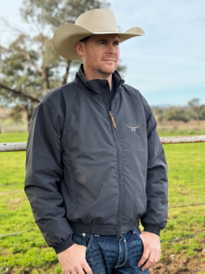 Newmarket Longreach Uni-Sex Bomber - Charcoal