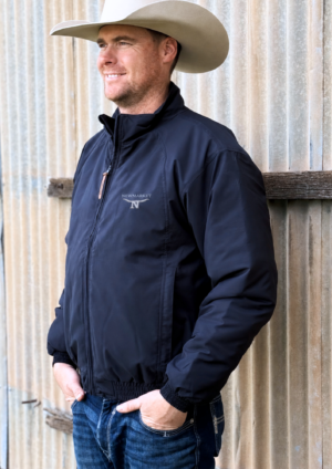 Newmarket Longreach Uni-Sex Bomber Jacket - Black
