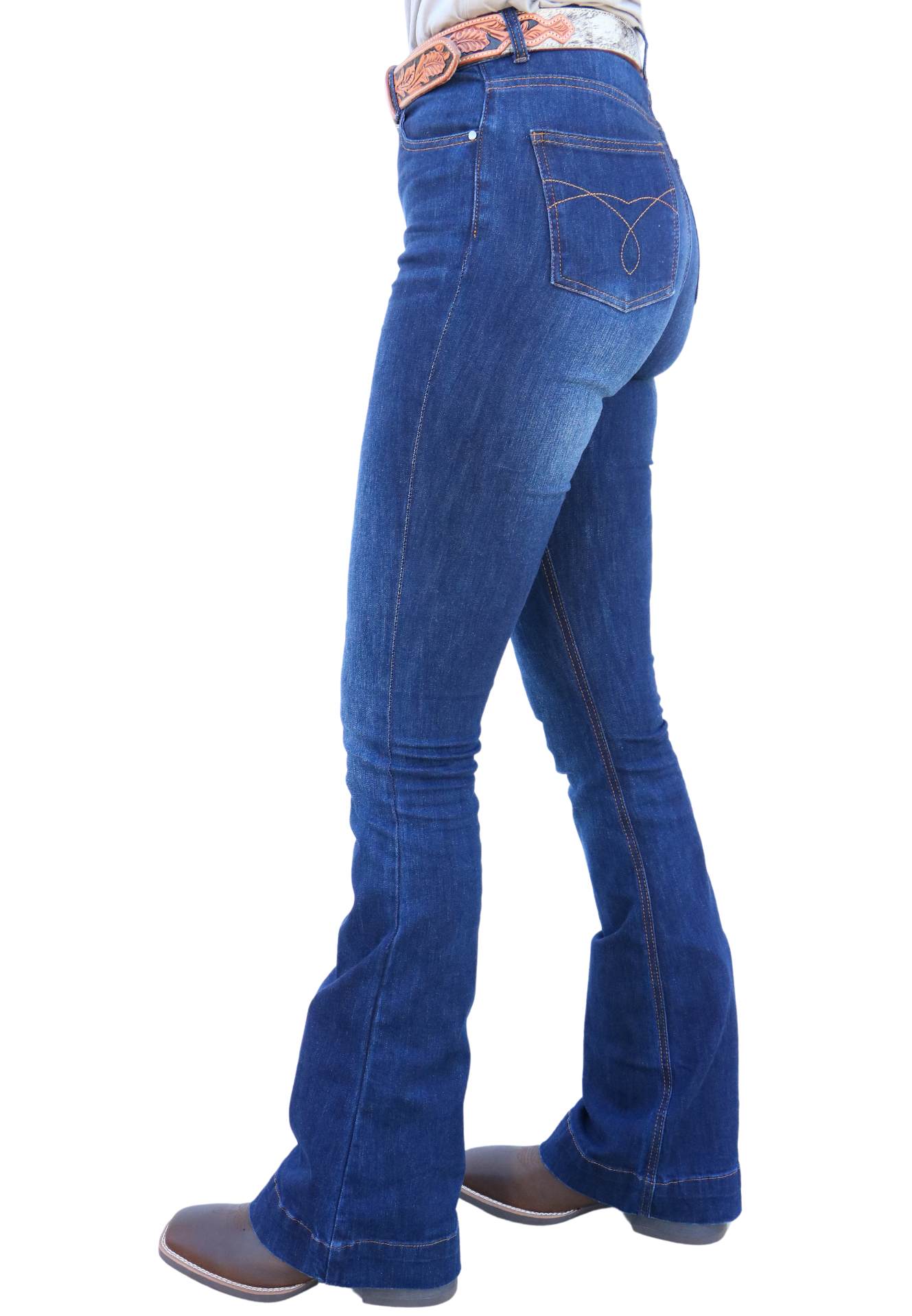 Newmarket Bonnie High Waisted Jean - Dark Wash - Image 3