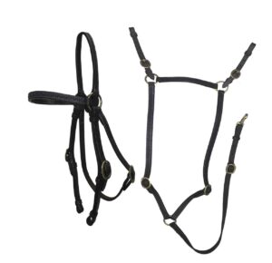 Calgary Buckstitch Barcoo & Breastplate Bundle - Navy