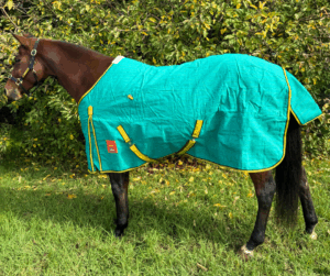 New Zealand 24 Oz Ripstop Lined Canvas Rug With Wool Lining - Green
