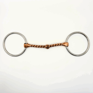 Loose Ring Copper Twisted Snaffle
