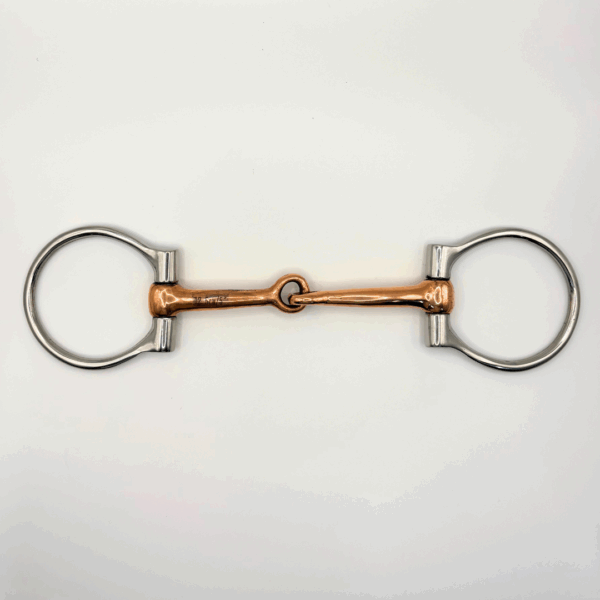 Western D Ring Copper Snaffle
