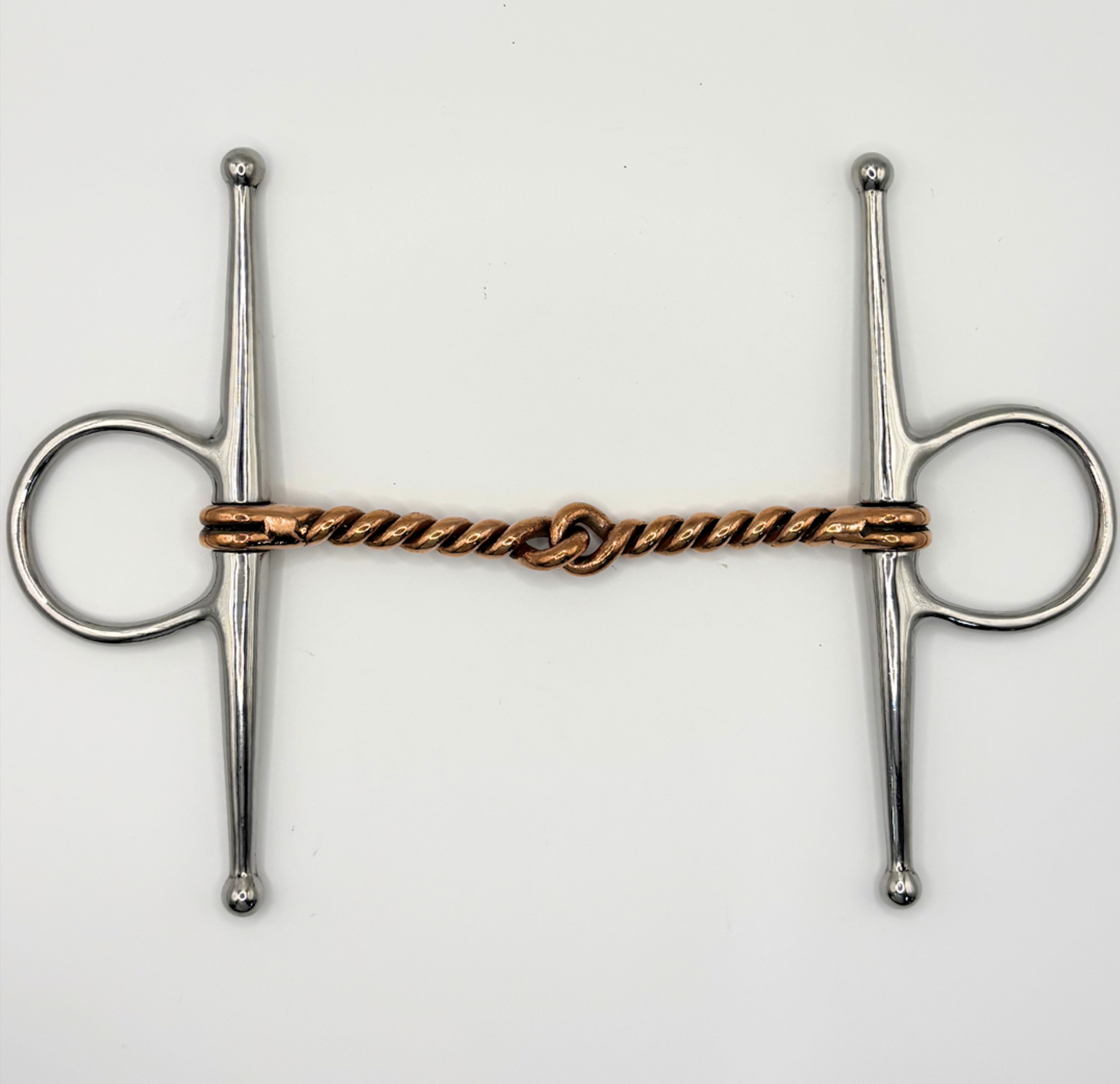 Twisted Copper Full Cheek Snaffle