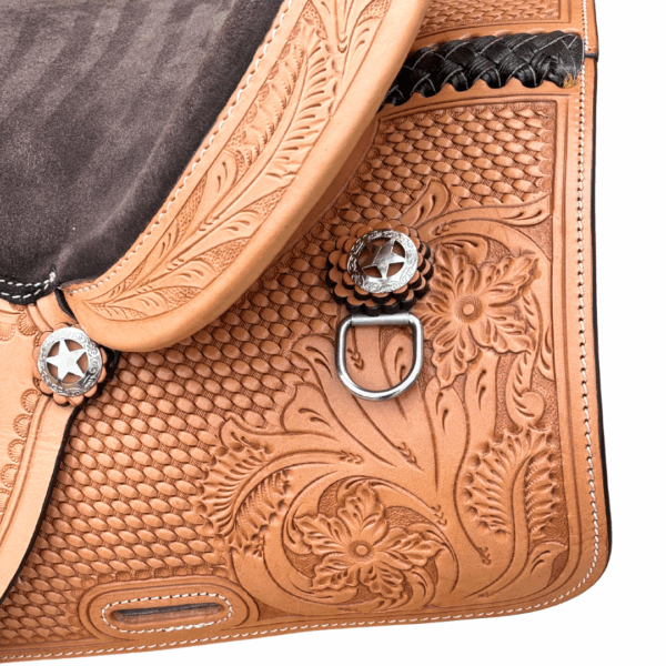 Calgary Laredo American Leather Western Saddle - Image 3