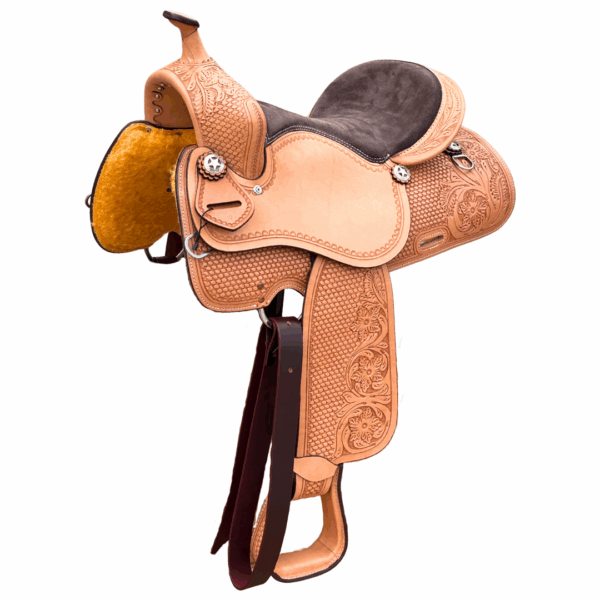 Calgary Laredo American Leather Western Saddle - Image 2