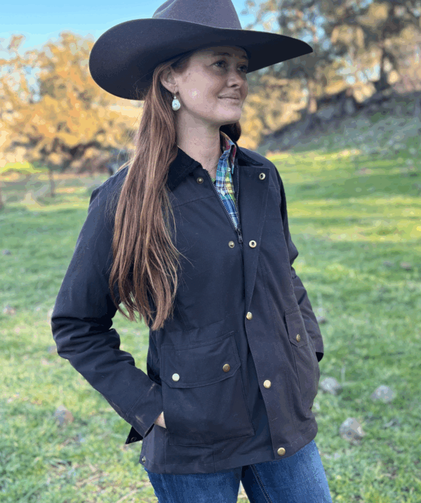 Newmarket Corryong Quilted Uni-Sex Oilskin Jacket