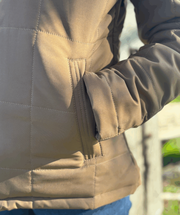Newmarket Sierra Women’s Puffer Jacket – Tobacco - Image 6