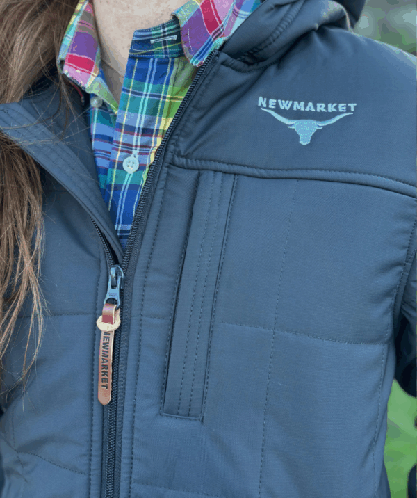 Newmarket Sierra Women’s Puffer Jacket – Charcoal - Image 3