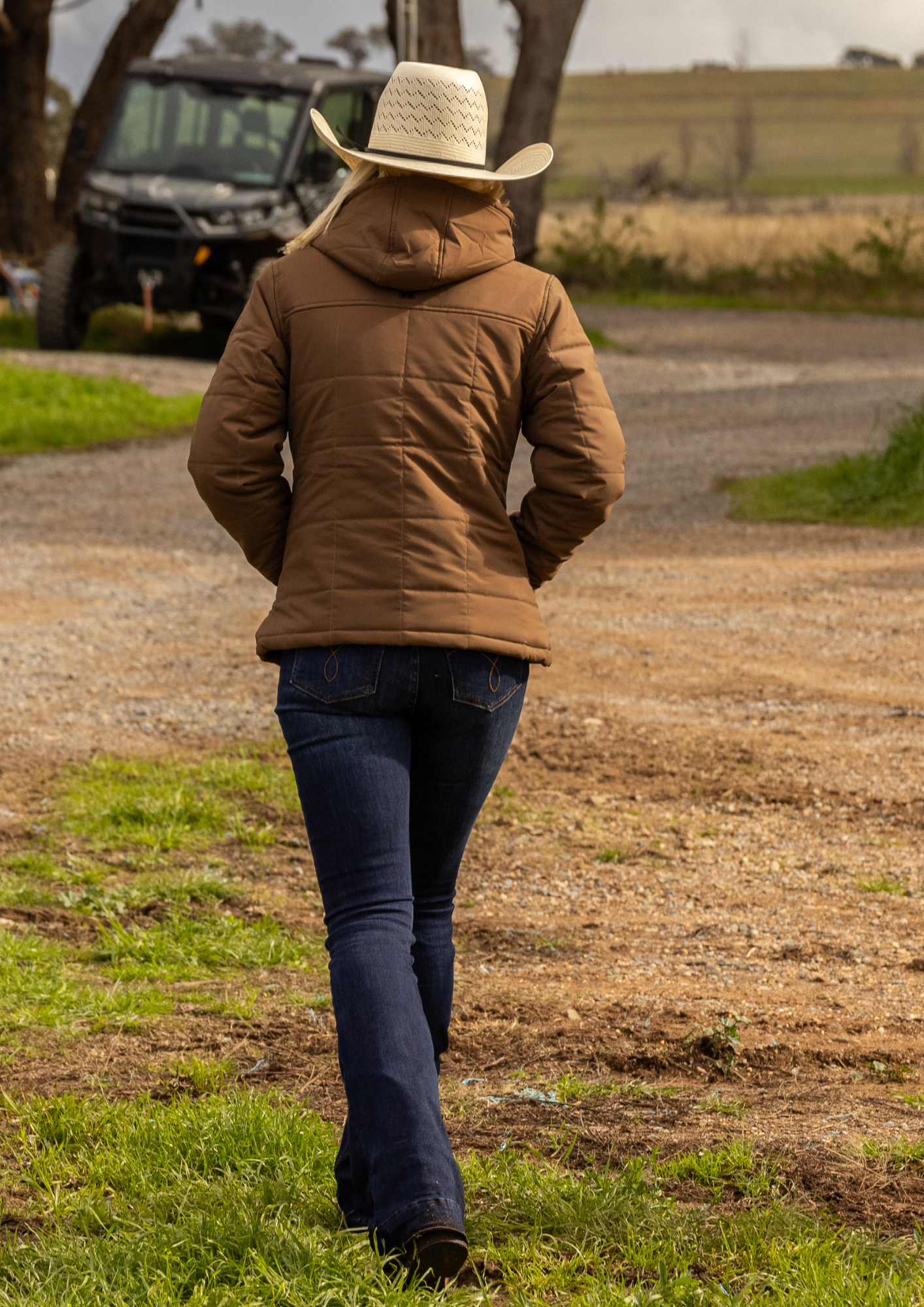 Newmarket Sierra Women’s Puffer Jacket – Tobacco - Image 2