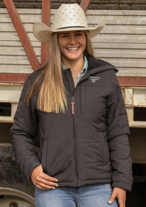 Newmarket Sierra Women’s Puffer Jacket – Charcoal