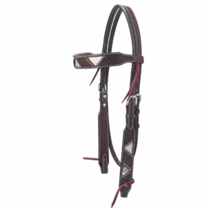Calgary Western Bridle With Cowhide Inserts - #146