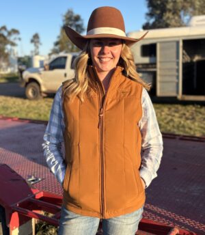 Newmarket Longreach Uni-Sex Puffer Vest – Tan