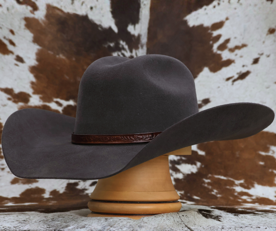 The Reiner – 7X Premium Fur Felt Hat – Charcoal