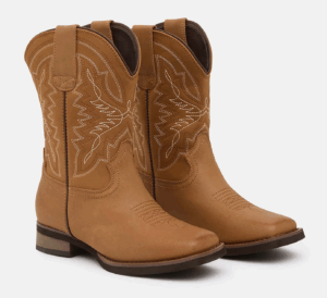 Baxter Youth Western Boots – Tan