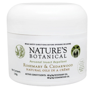 Nature's Botanical Rosemary & Cedarwood Crème Personal Insect Repellent - 100g