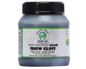 World's Best Hoof Oil - Show Gloss - Black