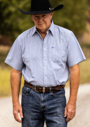 Newmarket Mens ‘Dylan’ 100% Cotton Short Sleeve Shirt