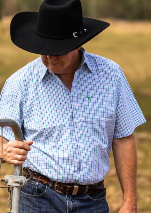 Newmarket Mens ‘Blake’ 100% Cotton Short Sleeve Shirt