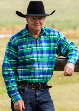 Newmarket Heritage 100% Australian Cotton Men’s Shirt – Blue/Green Check