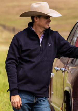 Newmarket Dubbo 100% Cotton Uni-Sex 1/4 Zip – Navy