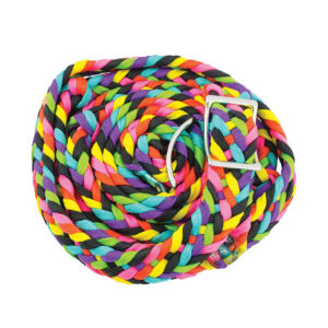 Zilco Braided Barrel Reins - Rainbow