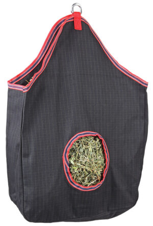 Zilco 2 Tone Hay Bag - Black/Red