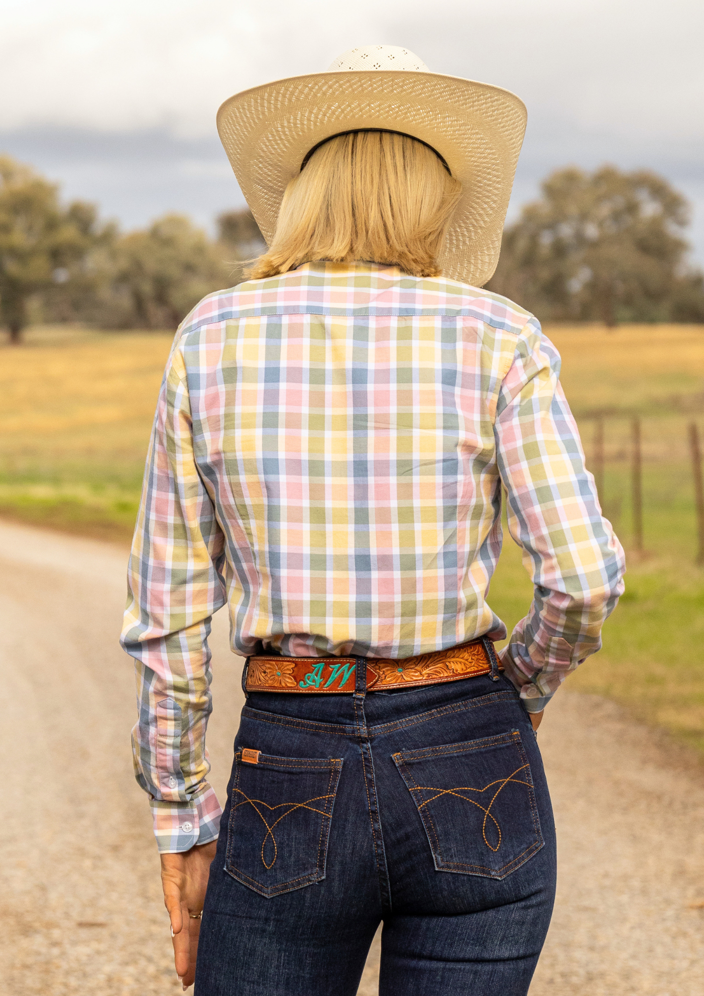 Newmarket 100% Australian Cotton Women's Shirt - Dusty Plaid - Image 2