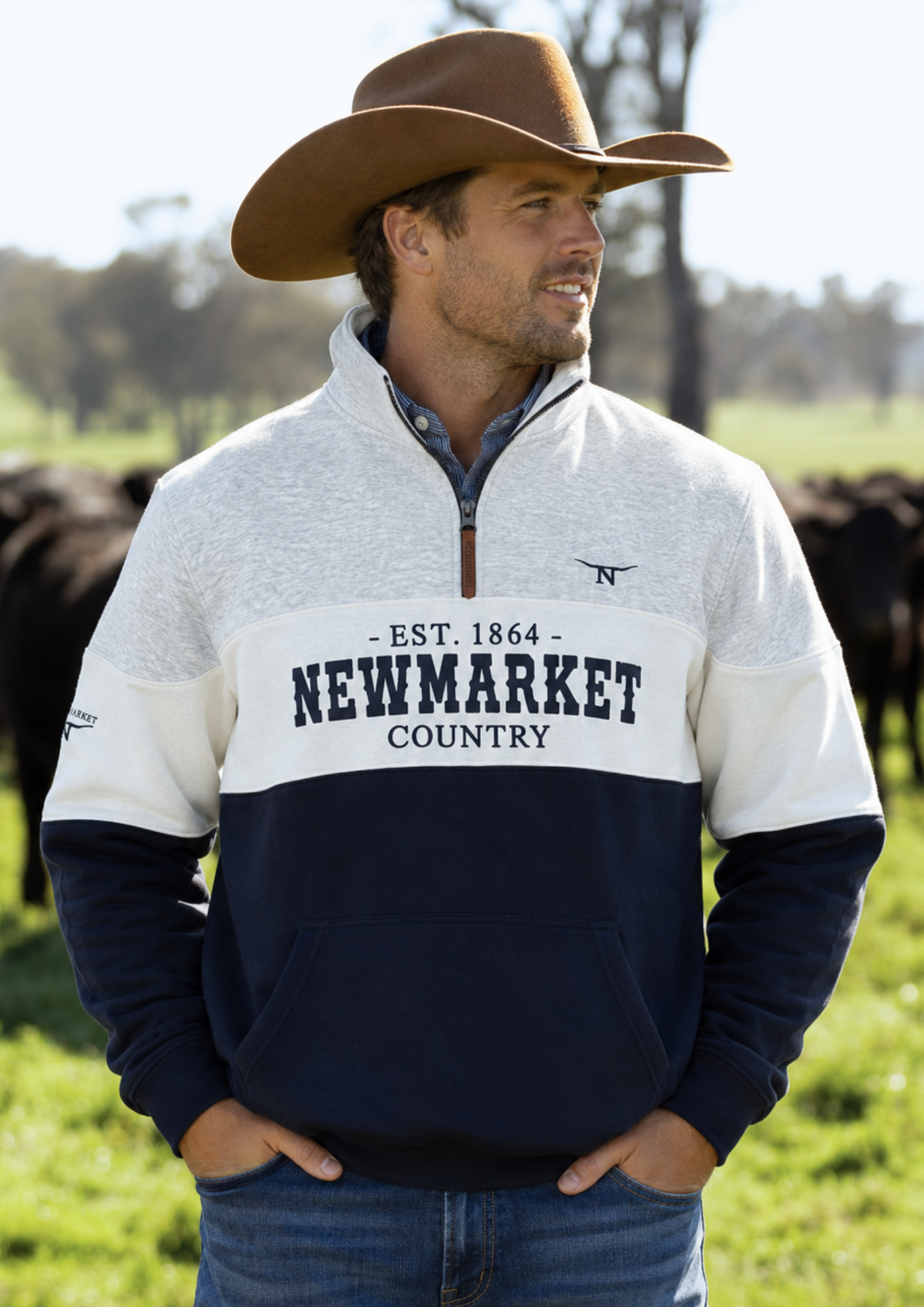 Newmarket ‘Coonamble’ Uni-Sex 1/4 Zip