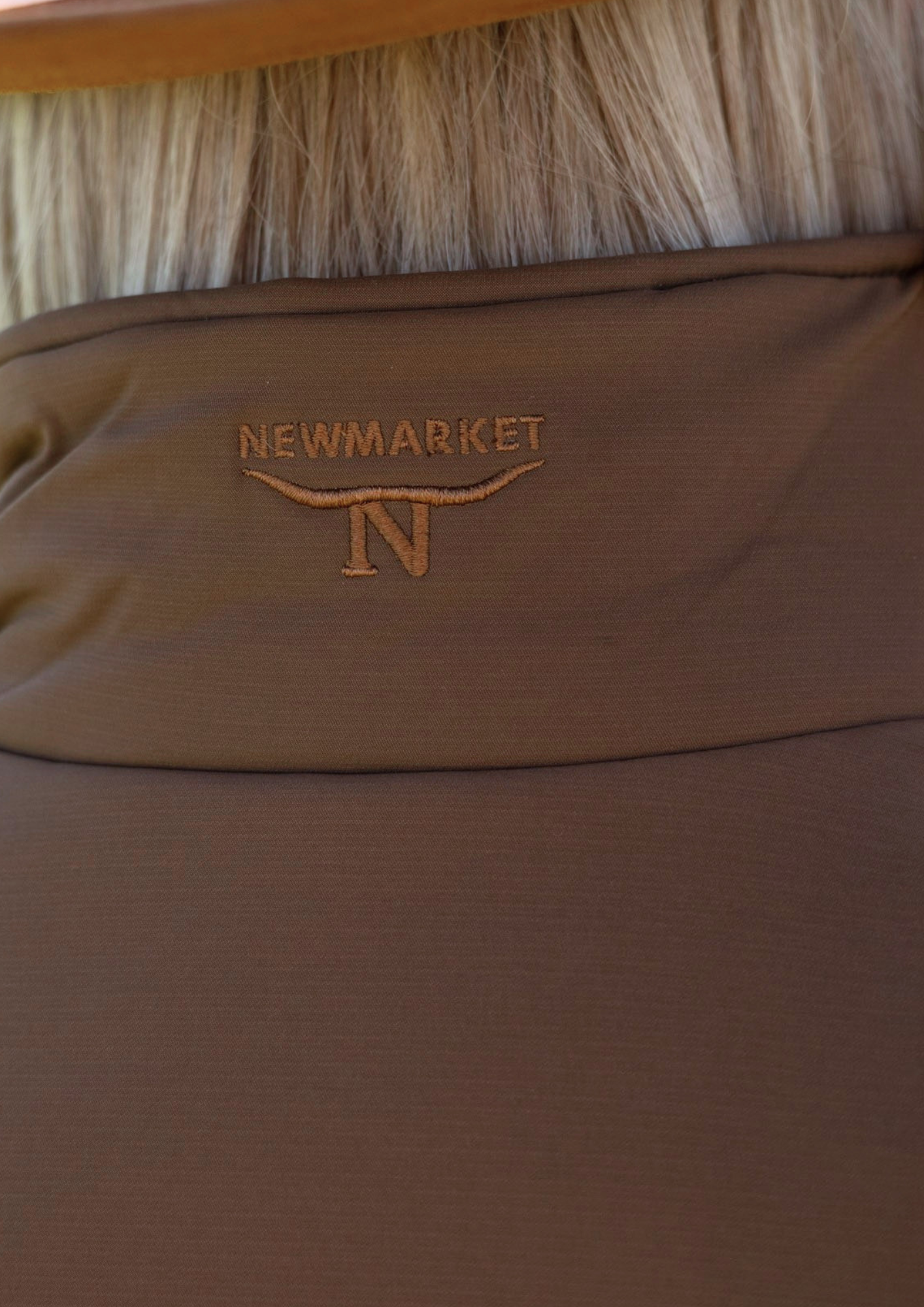 Newmarket Women’s Longreach Puffer Vest – Tan - Image 5