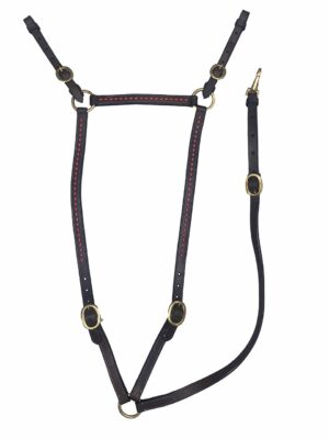 Calgary Buckstitch Breastplate - Red