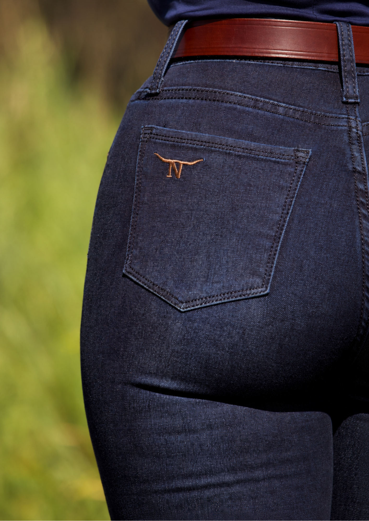 Newmarket 'Hayley' Trouser Jean - Dark Wash - Image 4